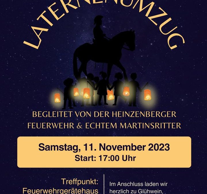 Wir möchten euch herzlich zum diesjährigen St. Martinszug in Heinzenberg…