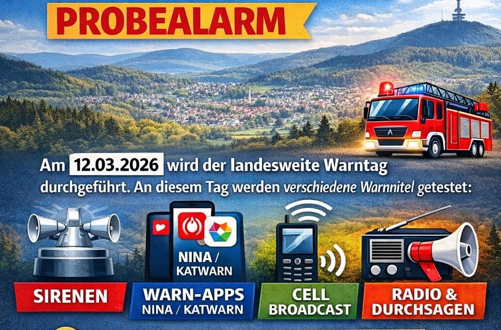 Landesweiter Warntag – Probealarm…